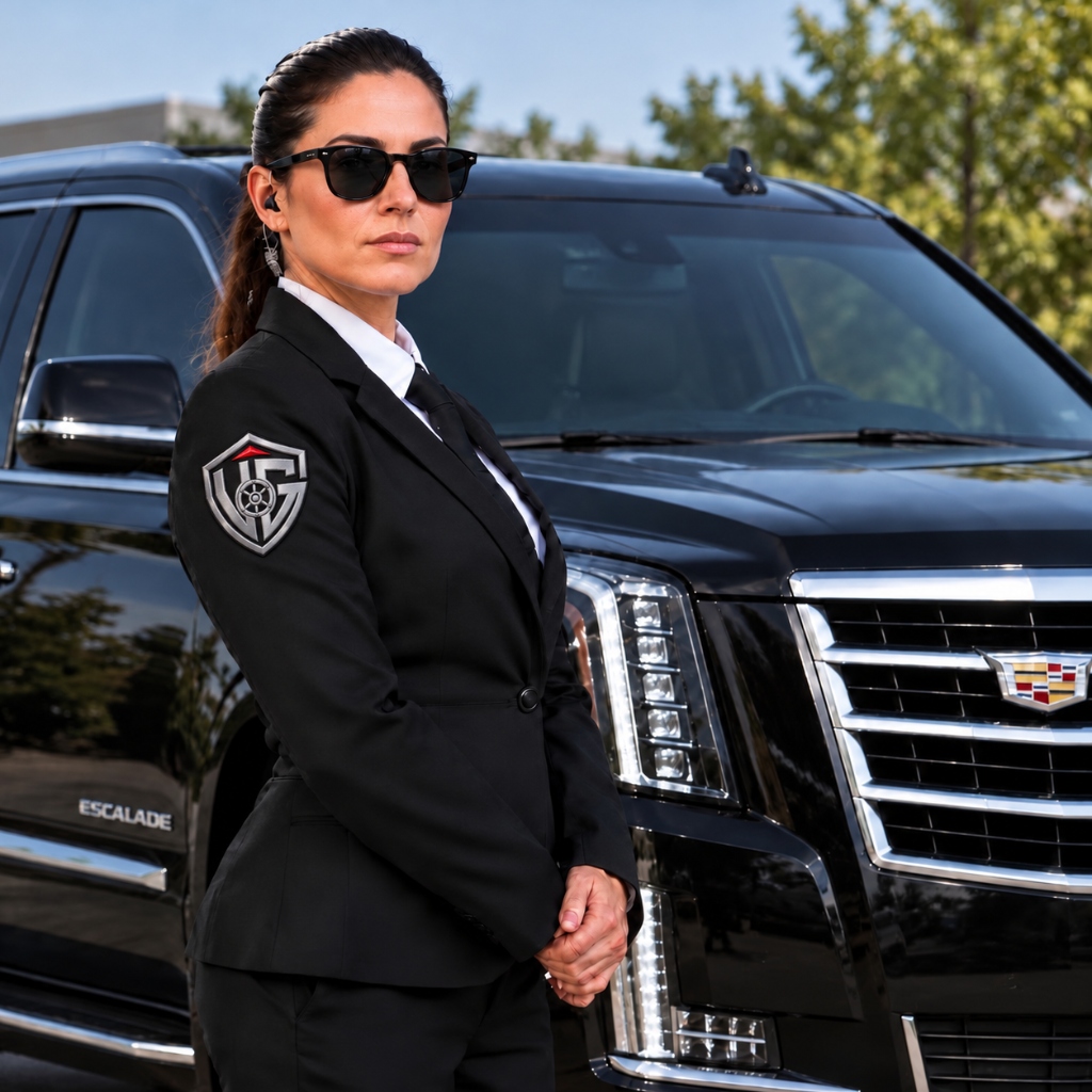 VaultGuard Professional Female Security Officer